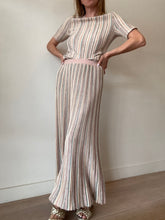 Load image into Gallery viewer, Zimmermann - Illuminate Mouline Knit Top (0)  &amp; Skirt (1) Set - Multi - 1
