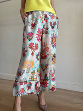 Load image into Gallery viewer, Zimmermann - Lovestruck Relaxed Pants - Beige/Red Flaming hearts - 1 - RRP$595
