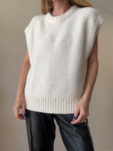 Load image into Gallery viewer, Kivari - Cotton Sleeveless Knit Vest - Ivory - 10
