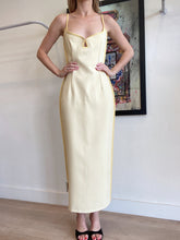 Load image into Gallery viewer, Paris Georgia - Marlo Midi dress - Yellow - M - RRP$739
