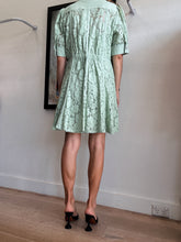 Load image into Gallery viewer, ME+EM - Mini Lace Shirt Dress - Mint - 14
