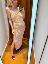 Load image into Gallery viewer, Sass &amp; Bide - Mystro Knit Midi dress - Blue orange - M - bnwt - rrp$350
