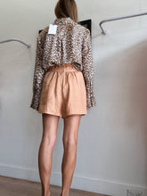 Load image into Gallery viewer, Zimmermann - Linen Shorts w Circle Waist Detail - Tan - 1
