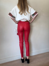 Load image into Gallery viewer, Loewe - Leather pants - Red - 36 - bnwt - RRP$2,150
