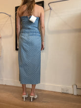 Load image into Gallery viewer, Montsand - Lili String Strapless Midi Dress - Denim - M -RRP$530
