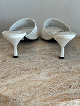 Load image into Gallery viewer, Prada - Open Toe Mules - White - 37.5 - as is - RRP$1,500
