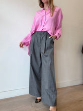 Load image into Gallery viewer, Massimo Dutti - Pinstripe Tailored Pants - Grey - 38
