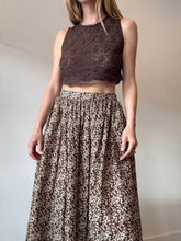 Load image into Gallery viewer, Viktoria &amp; Woods - Mystery Crop Crochet Lace Top - Cacao - 1
