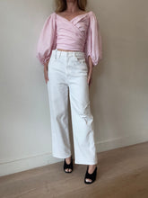 Load image into Gallery viewer, Mother - Rambler Zip Ankle Jeans - White - 29
