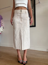Load image into Gallery viewer, Isabel Marant -  Denim Skirt - Stone - 36

