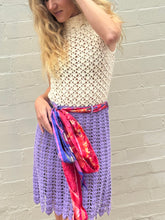 Load image into Gallery viewer, Zimmermann - High Tide Crochet Midi Dress - Colour Block - 0
