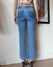 Load image into Gallery viewer, Maje - Braided High Rise Bootcut Jeans - Denim - 36
