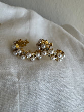 Load image into Gallery viewer, éthéréé collection - Pearl Cluster hoops
