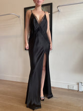 Load image into Gallery viewer, Shona Joy - Silk Lace Leticia Maxi dress - Black - 8 - bnwt - RRP$399

