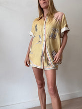 Load image into Gallery viewer, Alemais - Sunset Shades Shirt (10) &amp; Shorts(8) Set - Butter Yellow - 8/10
