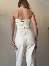 Load image into Gallery viewer, Camilla and Marc - Loren Halter Neck Gathered Bustier - Lemon Milk - 8 - RRP$400
