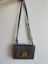 Load image into Gallery viewer, Salvatore Ferragamo - Aileen Leather Shoulder Bag - Dusty Grey - S
