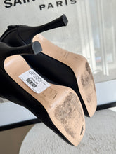 Load image into Gallery viewer, Scanlan Theodore - Square Toe Leather Ankle Boots - Navy - 39 - RRP$750
