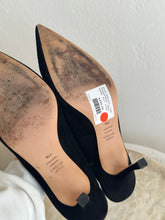 Load image into Gallery viewer, Stuart Weitzman - Lulah Pointed Mules - Black  Suede - 41.5 - w box - RRP$695
