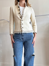 Load image into Gallery viewer, Chanel - Byzance Gripoix Jacket - Ecru - 38
