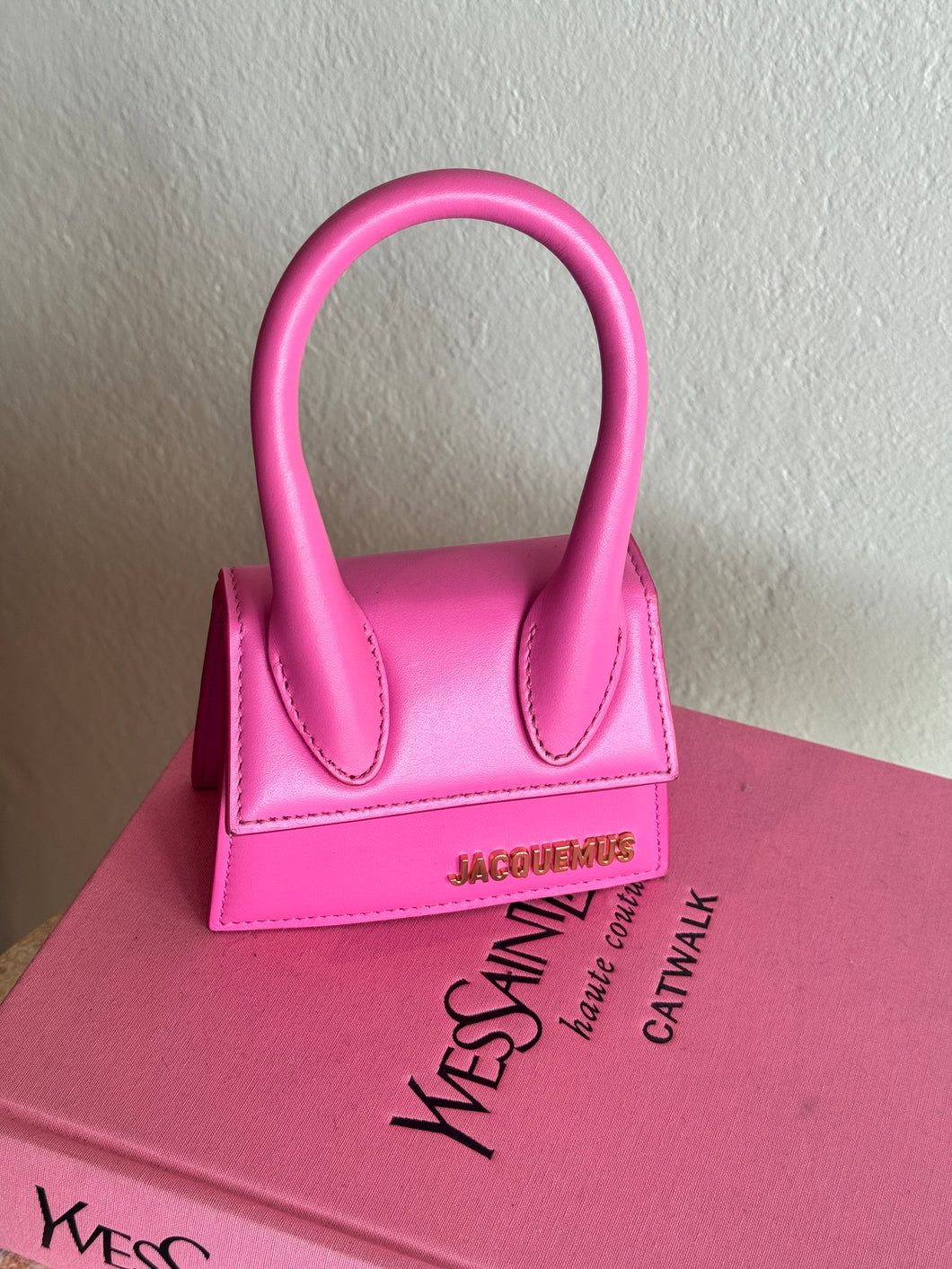 Jacquemus -Le Chiquito Mayen Leather  Bag - Pink - Mini - RRP$1200