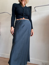 Load image into Gallery viewer, Anna Thomas - Cashmere BlendPointelle Cardigan - Petrol - S
