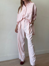 Load image into Gallery viewer, The Frankie Shop - Geogia Fluid Shirt (XXS/XXXS) &amp; Tansy Wide LegPants (S) - Pink - S

