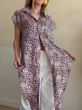 Load image into Gallery viewer, Scanlan Theodore - Sleeveless Silk Tie Up Blouse - Pink small florals - 8
