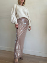 Load image into Gallery viewer, Mossman - Sequin Maxi Skirt - Taupe - 8
