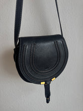 Load image into Gallery viewer, Chloe - MARCIE SMALL SADDLE Bag - Black - S - RRP$2,080

