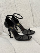 Load image into Gallery viewer, Saint Laurent - Opyum 110 Sandals Heels - Black - 39 - as new - RRP$2,100
