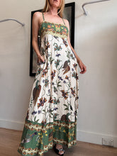 Load image into Gallery viewer, Alemais - Birdie Sundress Dress - Ivory w Green Floral - RRP$495- 14
