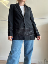 Load image into Gallery viewer, Sass &amp; Bide - Blazerw sparkles - Black - 6-8
