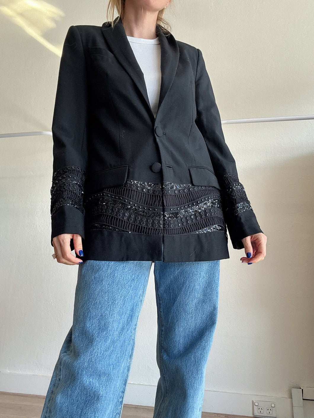 Sass & Bide - Blazerw sparkles - Black - 6-8