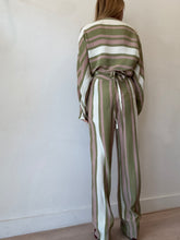 Load image into Gallery viewer, SIR - Crop LS  Gathered  Top &amp; Wide Pants Set - Green - 2

