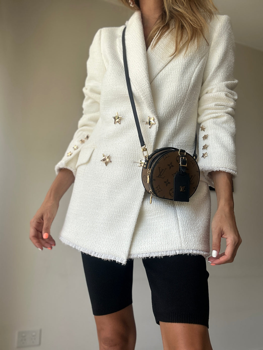 Rebecca - Jacket - Ivory w Star Buttons - 6