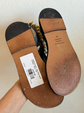 Load image into Gallery viewer, Isabel Marant - Jean Shell Ankle Sandals - Black - 38
