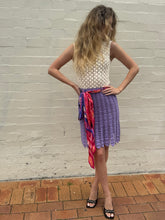 Load image into Gallery viewer, Zimmermann - High Tide Crochet Midi Dress - Colour Block - 0
