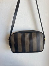 Load image into Gallery viewer, Fendi - Vintage Pequin Stripe Crossbody Camera Bag - Brown - S
