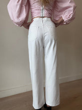 Load image into Gallery viewer, Mother - Rambler Zip Ankle Jeans - White - 29
