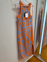 Load image into Gallery viewer, Sass &amp; Bide - Mystro Knit Midi dress - Blue orange - M - bnwt - rrp$350
