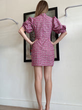 Load image into Gallery viewer, Maje - Ruched w Puff Dress - Pink  Floral - 36
