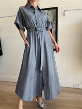 Load image into Gallery viewer, Camilla and Marc - Finke Shirt Dress - Charcoal - 12 -RRP $450
