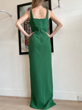 Load image into Gallery viewer, Rachel Gilbert - Aliyah Cut Out Crystal Embellished Dress - Green - 2(10) - RRP$3315
