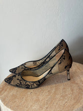 Load image into Gallery viewer, Jimmy Choo - Romy Lace Pumps - Black Lace - 38
