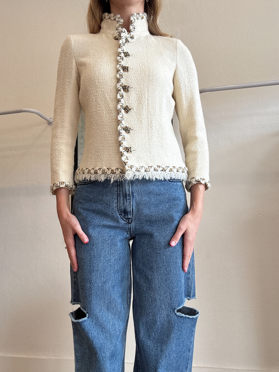 Chanel - Byzance Gripoix Jacket - Ecru - 38