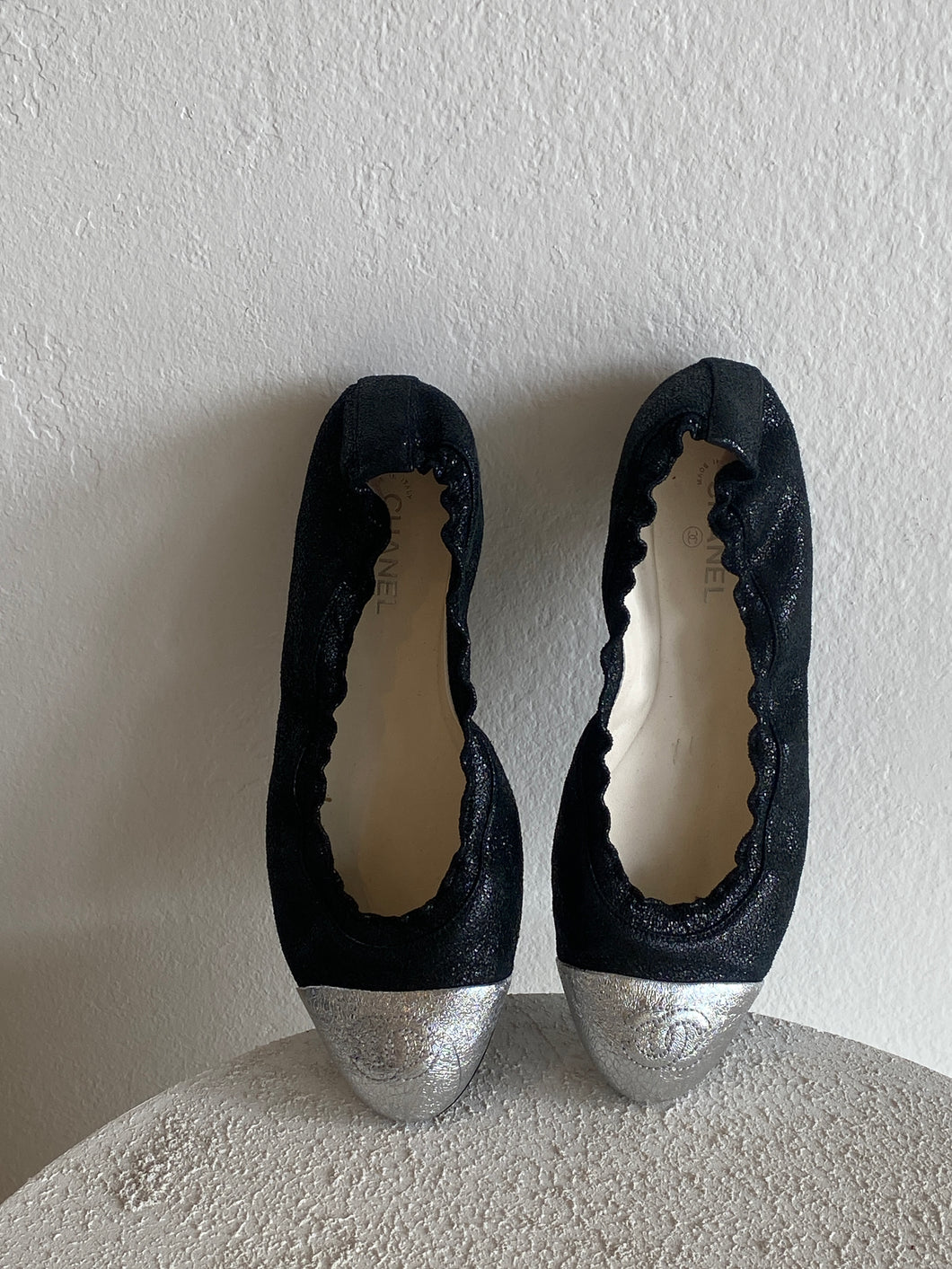 Chanel - Ballet Flats - Black - 36.5