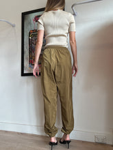 Load image into Gallery viewer, Zimmermann - SS Ribbed Top - Gold - 1
