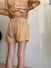 Load image into Gallery viewer, Bassike - LS Shirt &amp; boxer Shorts Set - Orange - 1
