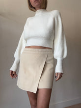 Load image into Gallery viewer, Dissh - Cropped Ribbed Jumper - Cream - 10
